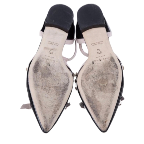 KATE SPADE NEW YORK Becca Jewelled T-Strap Ballerina Flat Size 8.5 Retail $500 - Picture 4 of 8